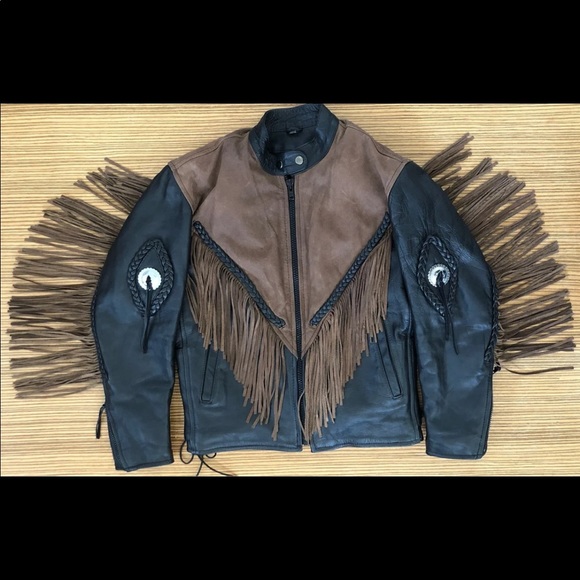 UNIK Leather Apparel Leather Fringe MOTO jacket - Picture 2 of 12